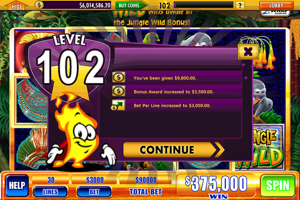 jackpot party casino slots bonus game hunter